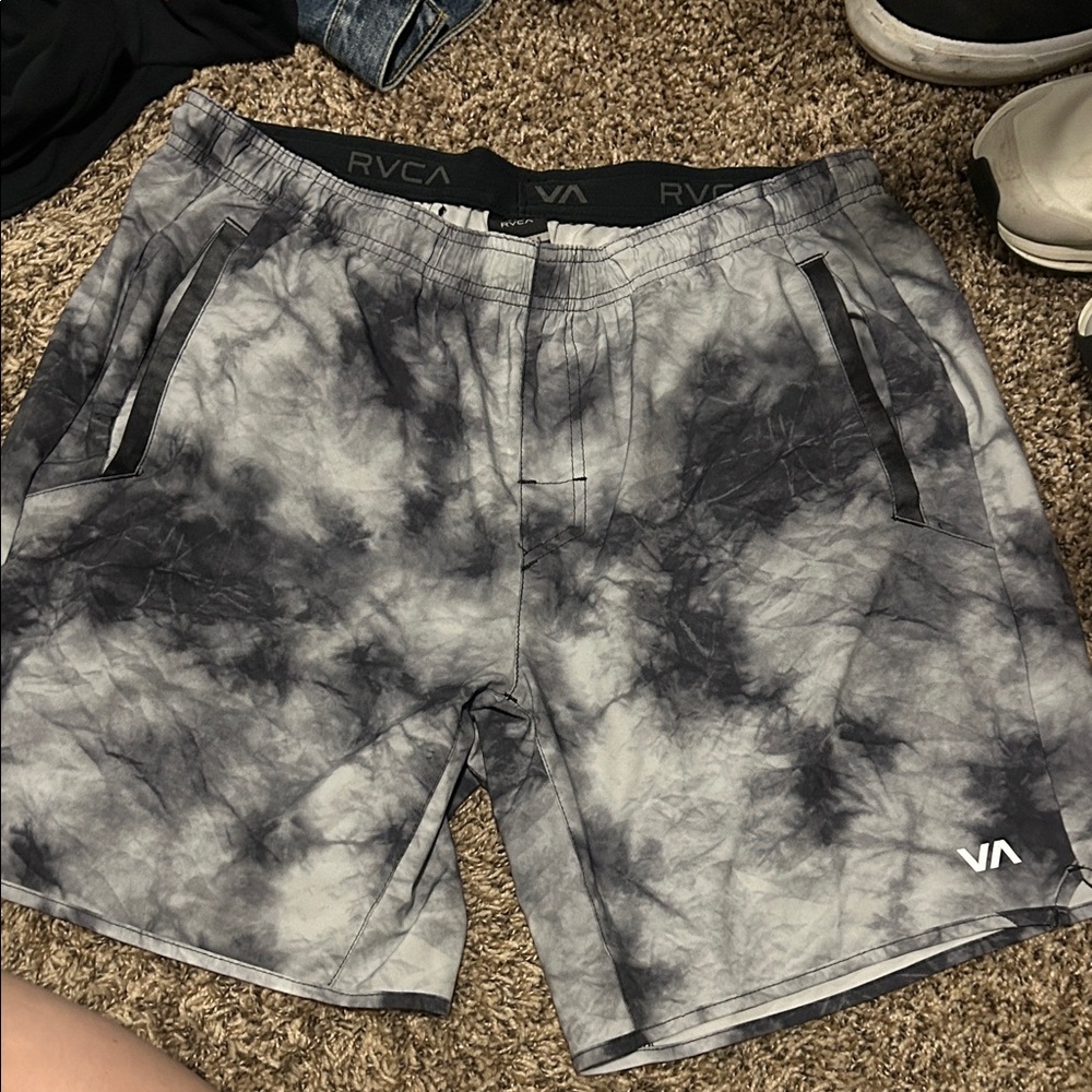RVCA Monochrome Tie-Dye Shorts